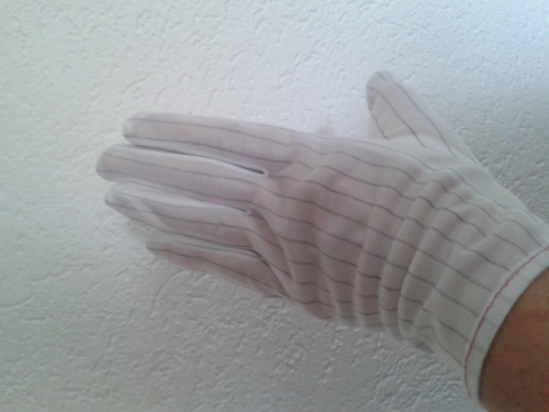 ESD-Handschuhe Innenhand mit Noppen