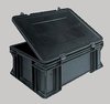 Lids for Euro containers with 2 fasteners