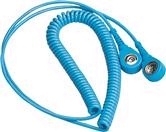 coil cord light blue