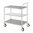 Utility cart with 2 shelves