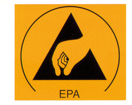 Klebeetikett EPA