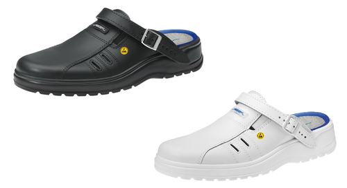 Safety clog with heel strap x-light